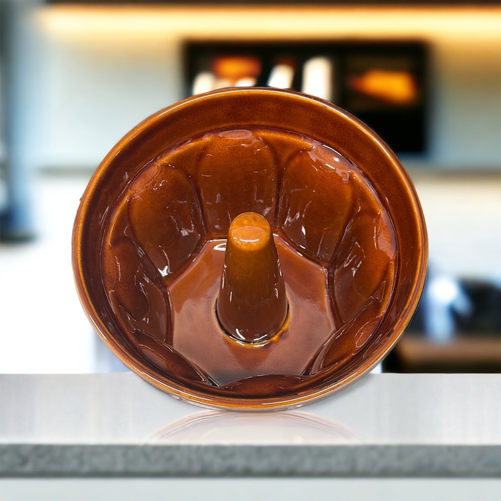 Williams Sonoma Monkey Bread Glazed Ceramic Mold Baker Retired 8" x 6" New